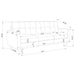 Watsonville 3-piece Upholstered Track Arm Sofa Set Grey