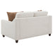 Christine 2-piece Upholstered Sloped Arm Sofa Set Beige