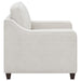Christine 3-piece Upholstered Sloped Arm Sofa Set Beige