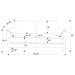 Selma Velvet Upholstered Crescent Arm Loveseat Rust