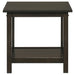 Rachelle 3-piece Rectangular Coffee Table Set Deep Merlot