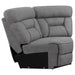 Higgins Upholstered Wedge Grey