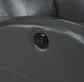 Grant Upholstered Power Recliner Chair Grey