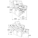 Raelynn 2-piece Upholstered Reclining Sofa Set Grey