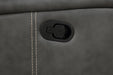 Raelynn Upholstered Track Arm Motion Sofa Grey