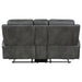 Raelynn Upholstered Track Arm Motion Loveseat Grey