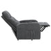 Howie Upholstered Power Lift Massage Chair Charcoal