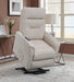 Henrietta Upholstered Power Lift Massage Chair Beige