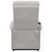 Herrera Upholstered Power Lift Massage Chair Beige