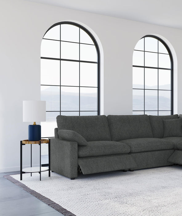 Collins Modular Power Armless Recliner Dark Grey