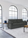 Collins Modular Power Loveseat Dark Grey