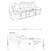 Bahrain 5-piece Power Home Theater Seating Charcoal