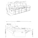 Bahrain 5-piece Upholstered Home Theater Seating Charcoal