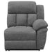 Bahrain Upholstered Motion Sofa Charcoal