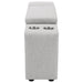Collins Upholstered Modular Storage Console Grey