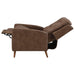 Davidson Upholstered Tufted Push Back Recliner Brown