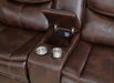 Sycamore Upholstered Power Reclining Sectional Sofa Brown