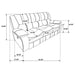 Camila 2-piece Upholstered Reclining Sofa Set Red