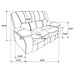Camila 2-piece Upholstered Reclining Sofa Set Red