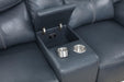 Sloane 3-piece Upholstered Reclining Sofa Set Blue