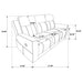 Brentwood 2-piece Upholstered Reclining Sofa Set Taupe