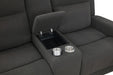 Brentwood 2-piece Upholstered Reclining Sofa Set Charcoal