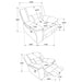 Greer 3-piece Upholstered Reclining Sofa Set Brown