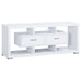 Darien 2-drawer Engineered Wood 59-inch TV Stand White