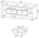Darien 2-drawer Engineered Wood 59-inch TV Stand White