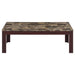 Rhodes 3-piece Faux Marble Top Coffee Table Set Brown