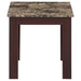 Rhodes 3-piece Faux Marble Top Coffee Table Set Brown