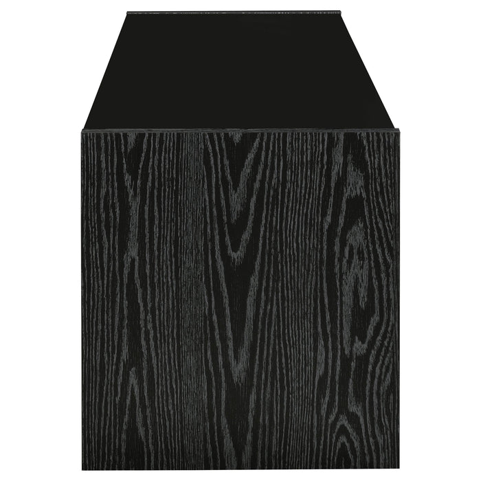 Alton 3-drawer Engineered Wood 62-inch TV Stand Black Oak