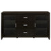 Lewes 2-door Engineered Wood 60-inch TV Stand Cappuccino