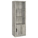 Burke 3-piece 59-inch TV Entertainment Center Grey Driftwood