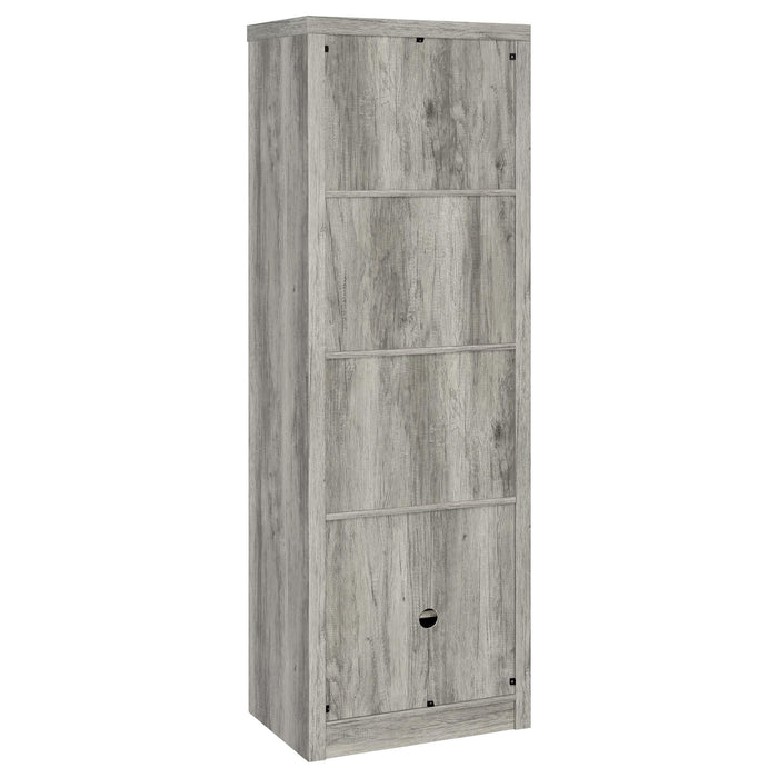 Burke 3-piece 59-inch TV Entertainment Center Grey Driftwood