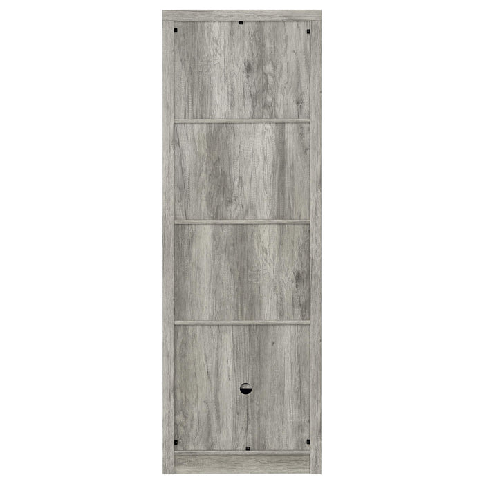 Burke 3-piece 59-inch TV Entertainment Center Grey Driftwood