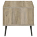 Welsh Square Engineered Wood Side End Table Distressed Pine