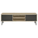 Allie 2-door Engineered Wood 71-inch TV Stand Distressed Pine