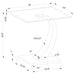 Pruitt 3-piece Coffee and End Table Set Satin Silver