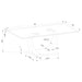 Pruitt 3-piece Coffee and End Table Set Satin Silver
