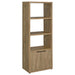 Tabby 3-shelf Engineered Wood Media Tower Mango