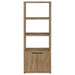 Tabby 3-shelf Engineered Wood Media Tower Mango
