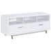 Casey 2-drawer Engineered Wood 60-inch TV Stand White