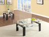 Dyer 2-piece Rectangular Coffee and End Table Set Black