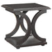 Shelly Rectangular Engineered Wood Side End Table Cappuccino