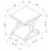 Shelly Rectangular Engineered Wood Side End Table Cappuccino