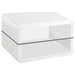 Elana 3-piece Coffee and End Table Set White High Gloss
