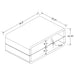 Elana 3-piece Coffee and End Table Set White High Gloss