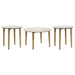 Aldis 3-piece Coffee and End Table Set White