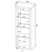 Jude 3-piece 71-inch TV Entertainment Center White High Gloss